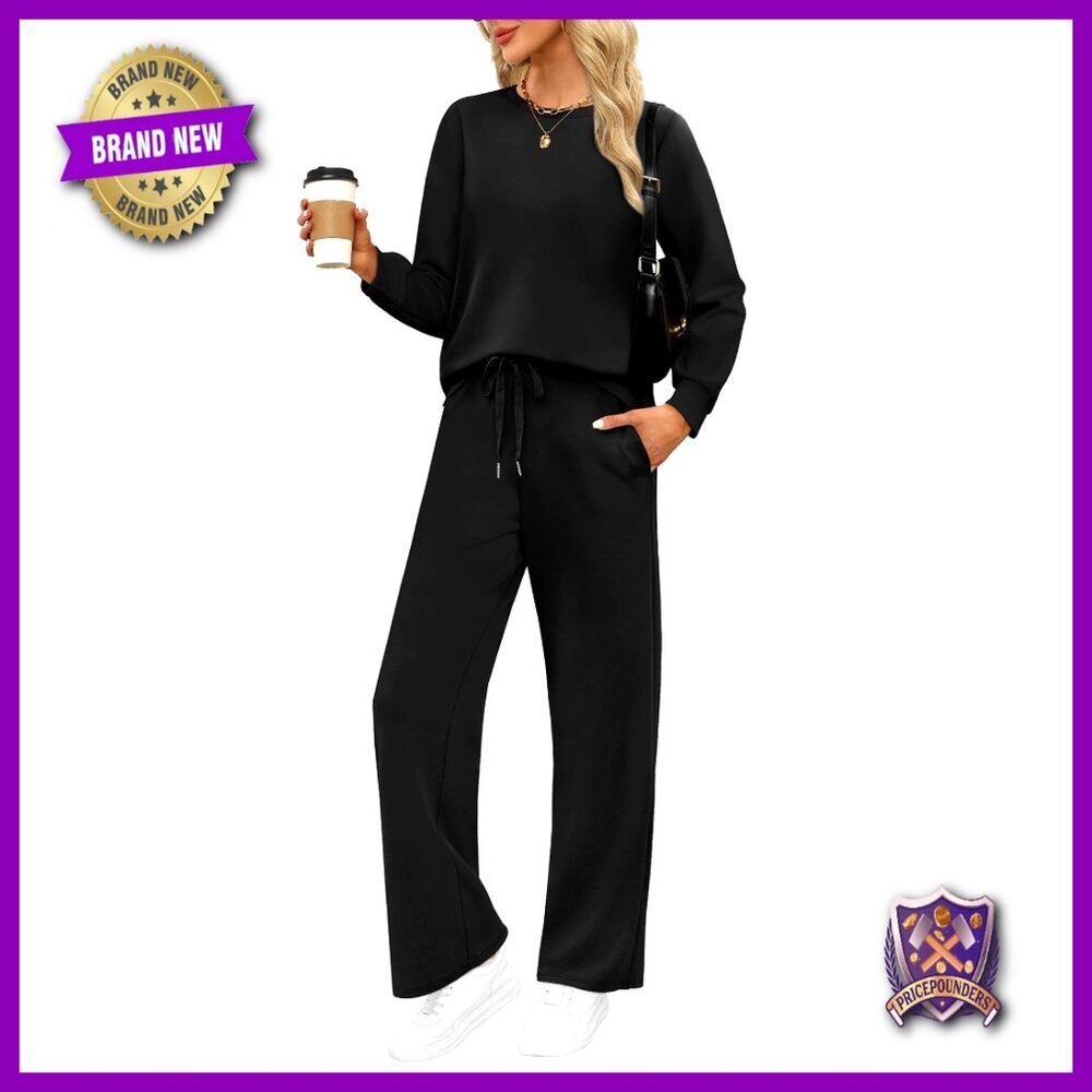 Lounge Set Sweatsuit Tracksuit Women's Travel Outfit Lightweight Comfy Chic